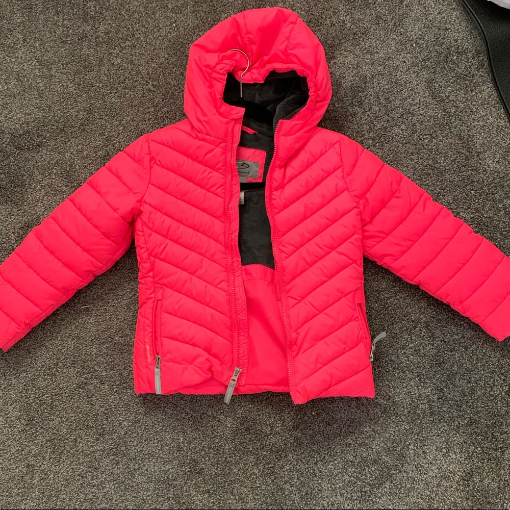 Girls warm puffer quilted jacket XS
